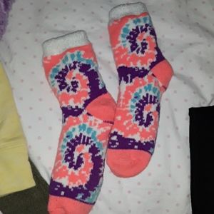 Tie dyed socks